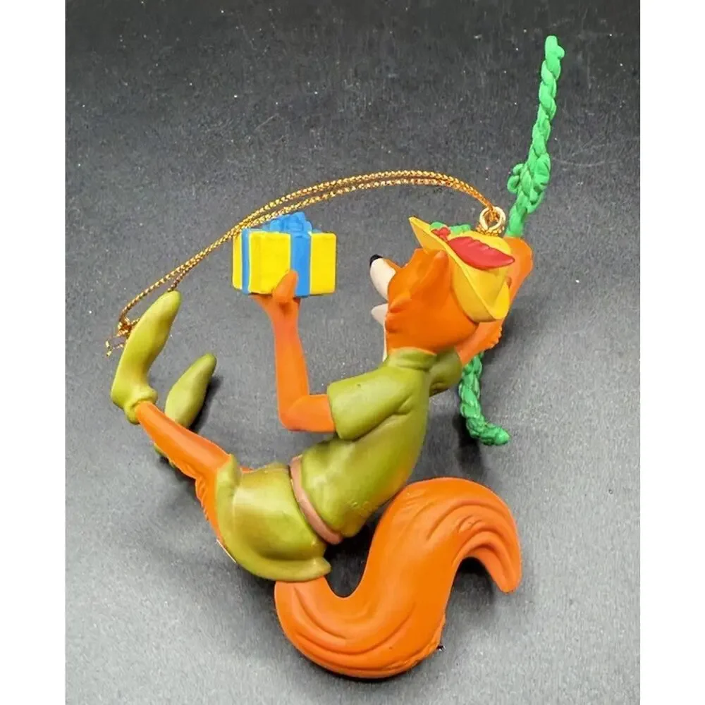 Vintage Disney Grolier Robin Hood Christmas Magic Ornament Fox Gift -Lo14